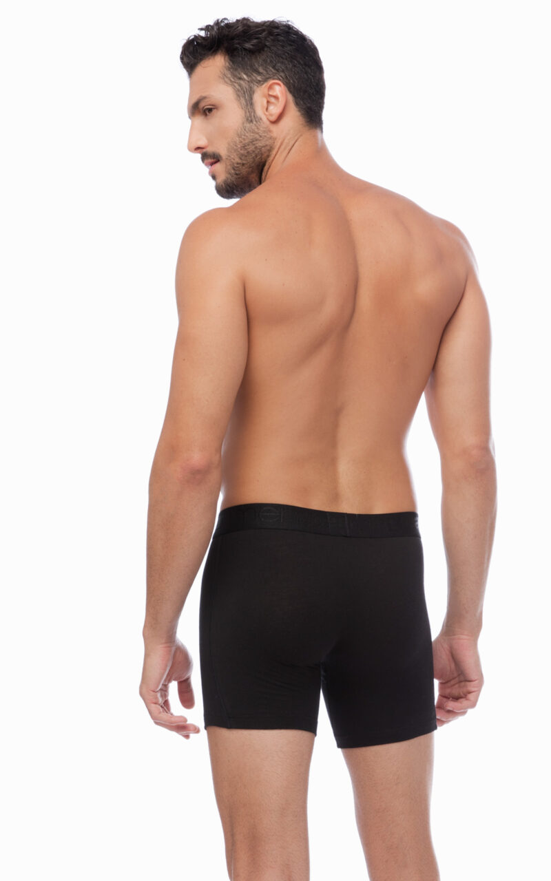 Mengear Basic Ανδρικό Boxer Long Εξωτερικό Λάστιχο 2 τμχ
