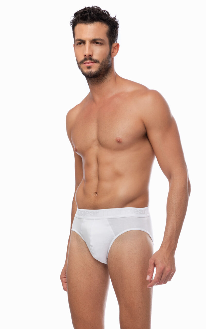Mengear Basic Ανδρικό Mini Brief Σλιπ Εξωτερικό Λάστιχο 2 τμχ