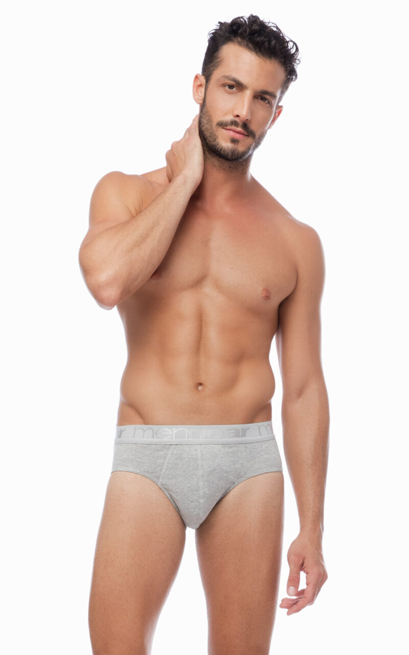Mengear Basic Ανδρικό Mini Brief Σλιπ Εξωτερικό Λάστιχο 2 τμχ