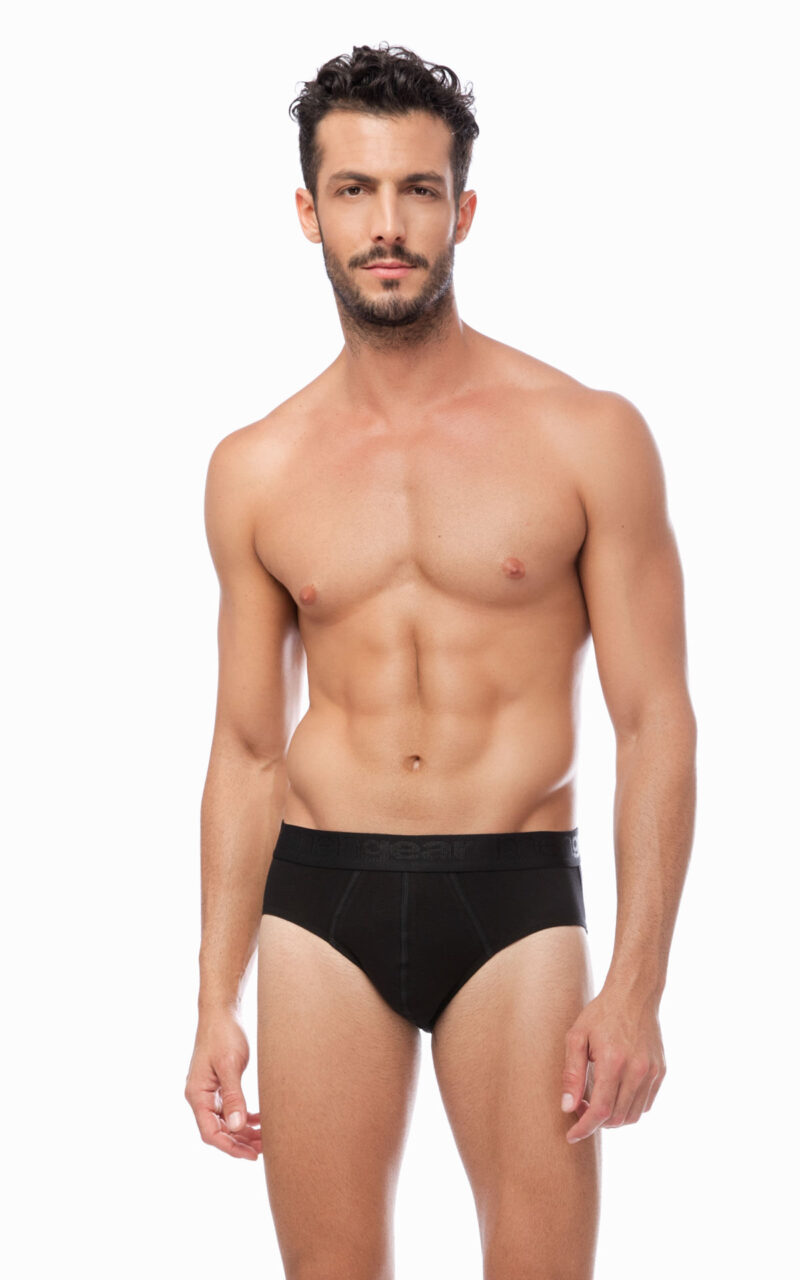 Mengear Basic Ανδρικό Mini Brief Σλιπ Εξωτερικό Λάστιχο 2 τμχ