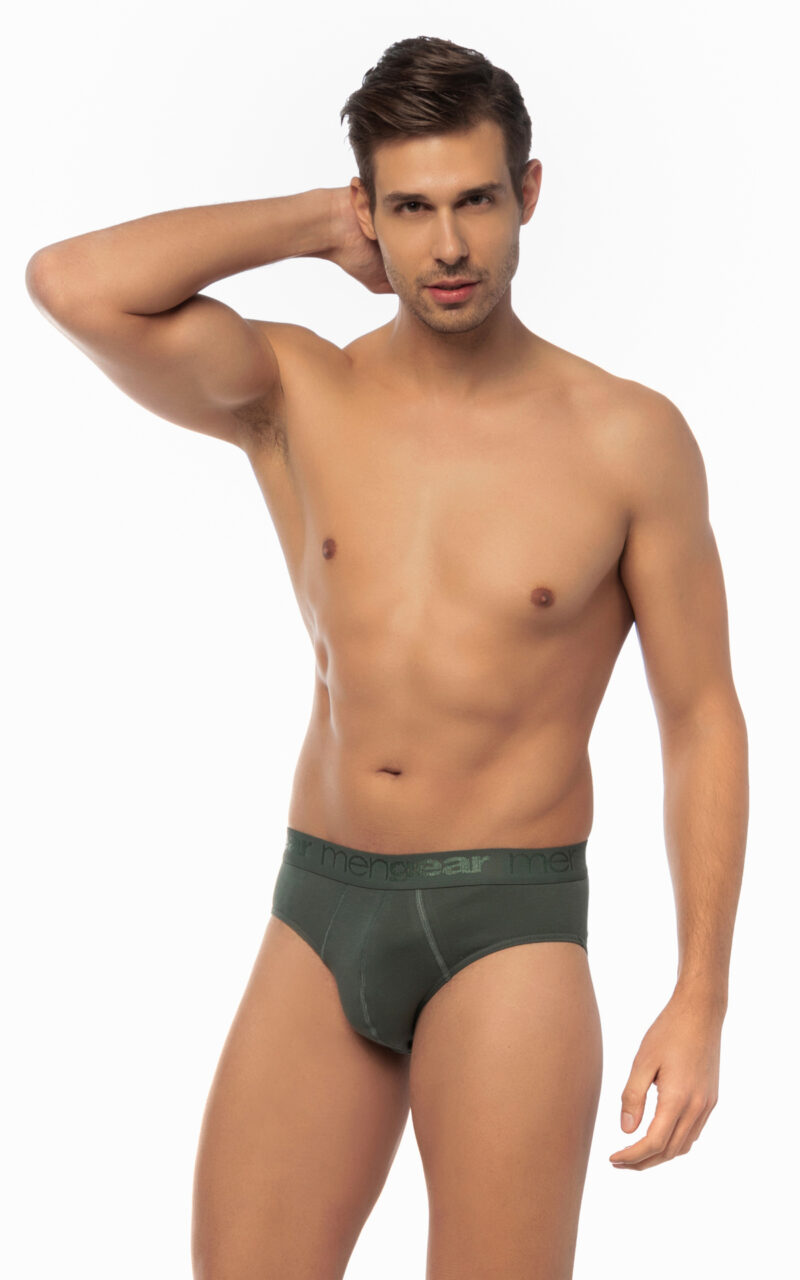 Mengear Basic Ανδρικό Mini Brief Σλιπ Εξωτερικό Λάστιχο 2 τμχ
