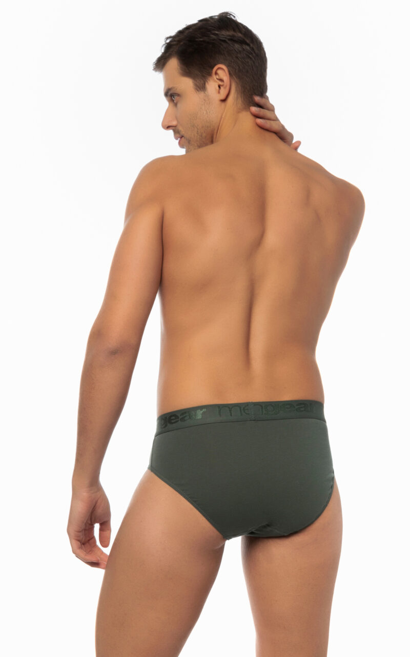 Mengear Basic Ανδρικό Mini Brief Σλιπ Εξωτερικό Λάστιχο 2 τμχ